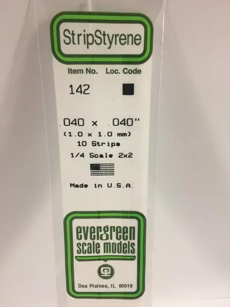 Styrene .040X.040 1