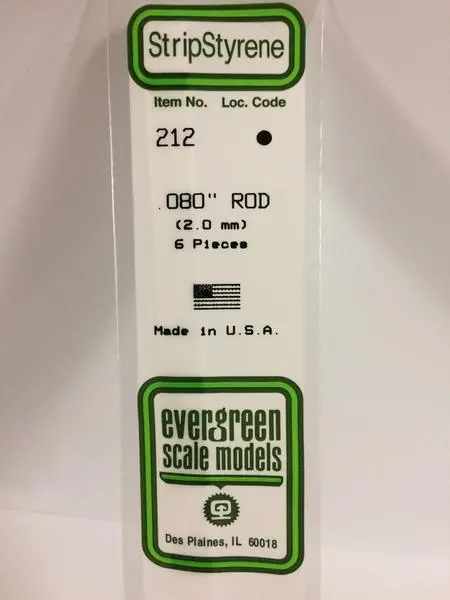 Styrene .080" Rod 1