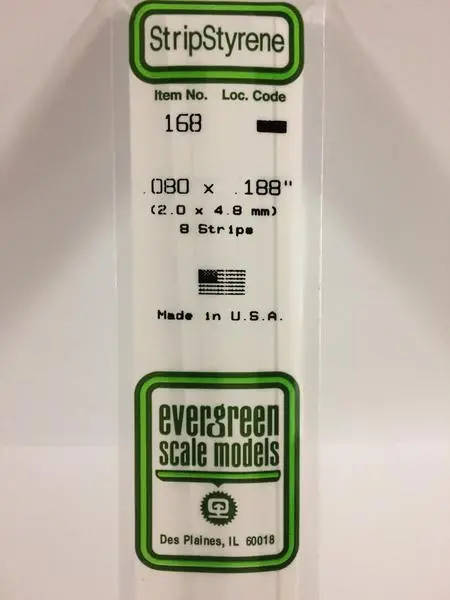 Styrene .080X.168 1