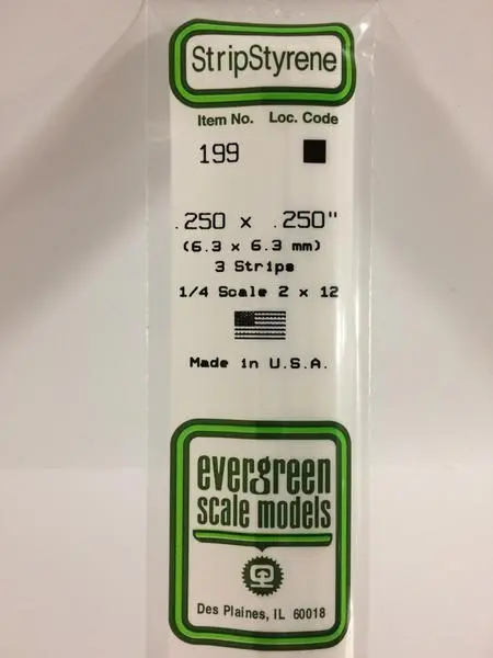 Styrene  .250X.250 1