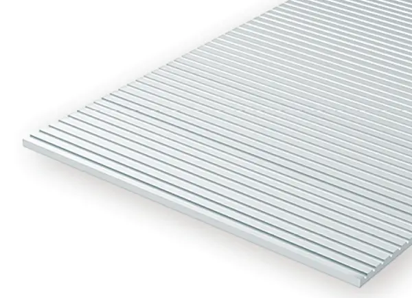 Styrene Sheet Car Siding O Scale .040 1.0Mm 2