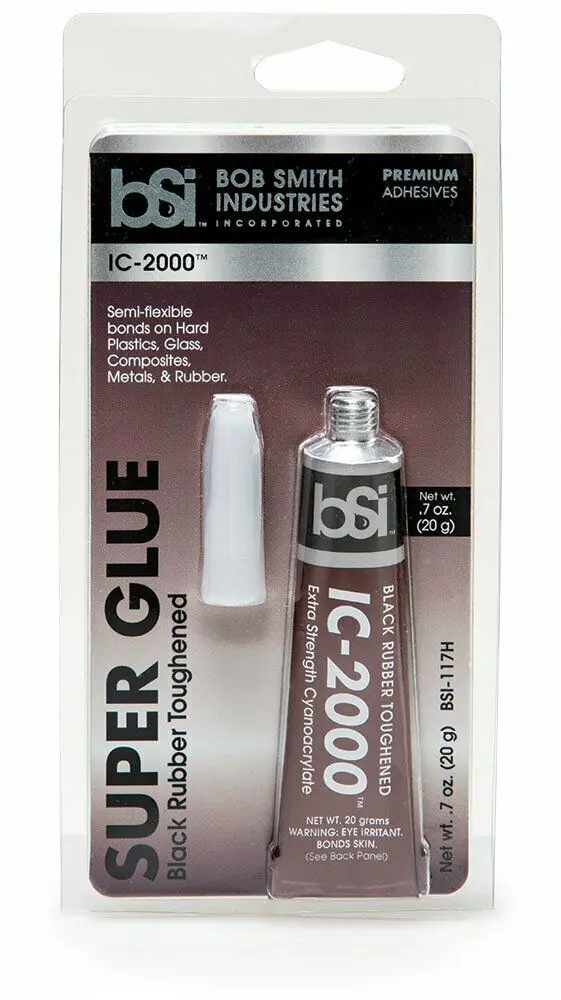 Super Glue Black Rubber Toughened 1