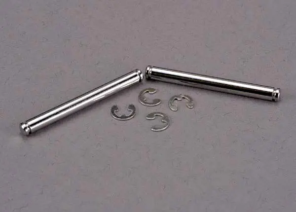 Suspension Pins, 31.5Mm, Chrome (2) W/ E-Clips (4) 1