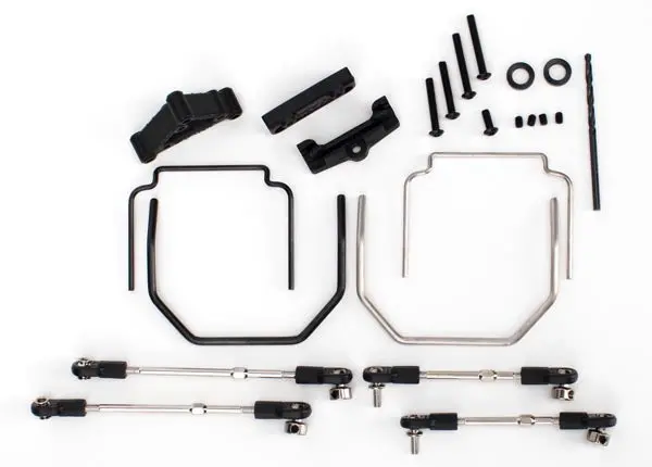 Sway Bar Kit, Revo® (Front And Rear) (Includes Thick And Thin Sway Bars And Adjustable Linkage) (Requires Part #5411 To Install Rear Bumper) 1