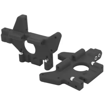 T-Maxx & E-Maxx Rear Bulkheads Black Rpm 1