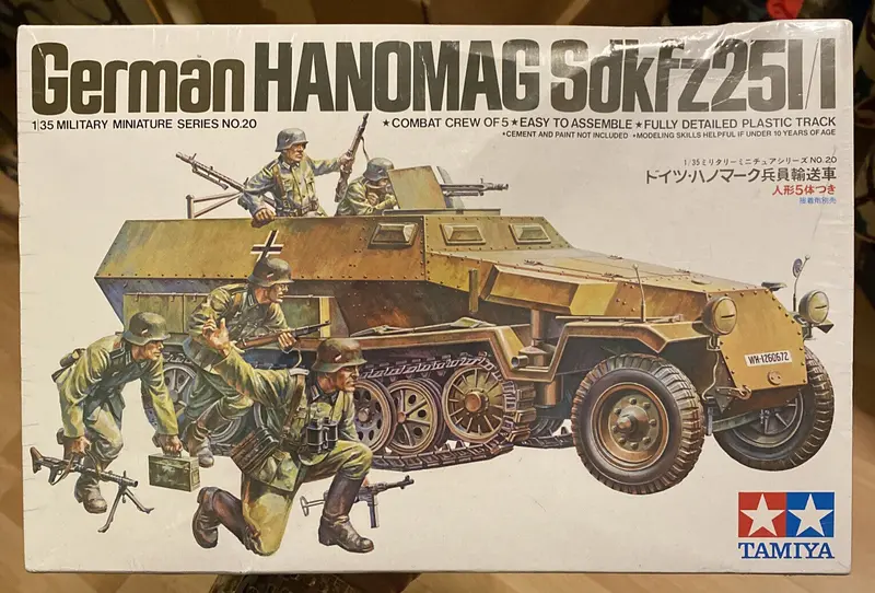 Tamiya 35020 1/35 Scale German Hanomag Sdkfz251/1 1
