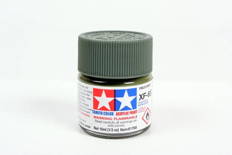 Tamiya Acrylic Paint 1/3Oz. Field Grey Xf65 1