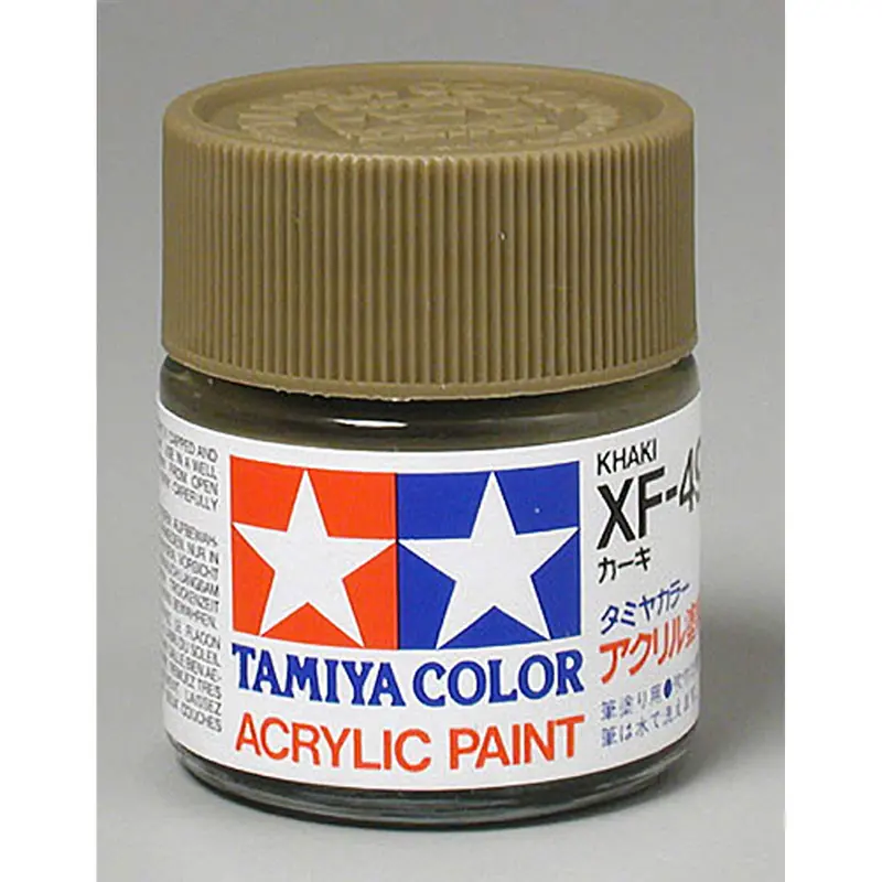 Tamiya Acrylic Paint 1/3Oz. Xf-49- Khaki 1