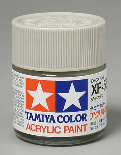 Tamiya Acrylic Paint 23Mm. Deck Tan Xf55 1