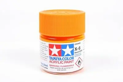 Tamiya Acrylic Paint  Orange X6 1