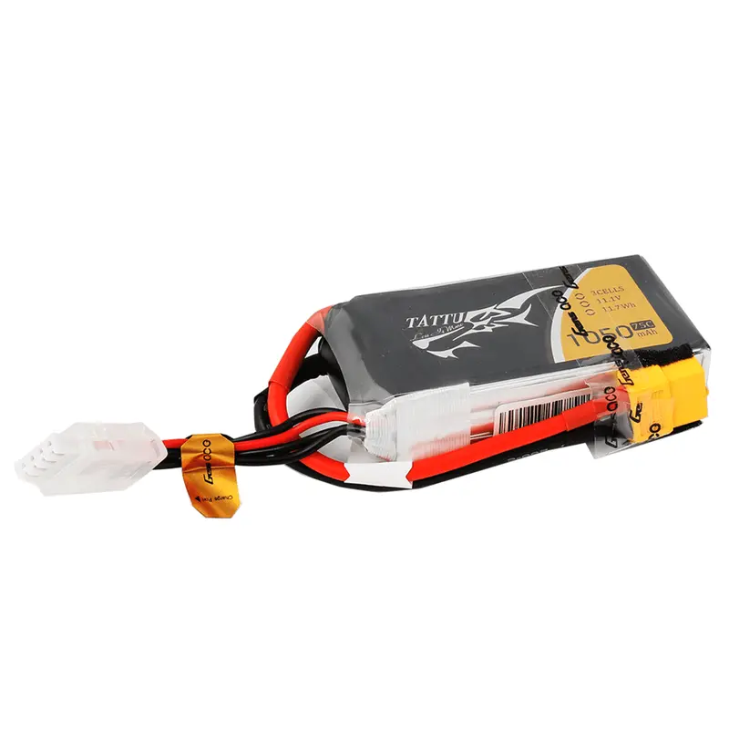 Tattu 1050Mah 11.1V 75C 3S1p Lipo Battery Pack With Xt60 Plug 1