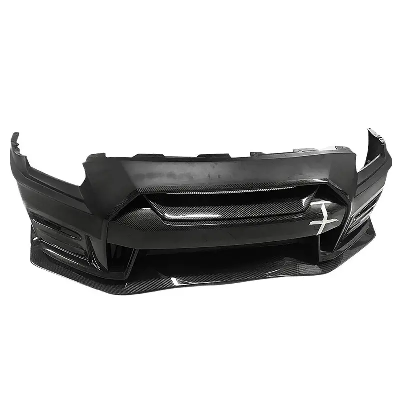 Teilcarbon Nm Style Frontschürze Passend Für Nissan Gt-R R35 1