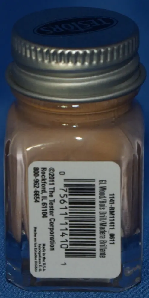 Testors 1/4 Oz Paint Gloss Wood 1
