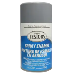 Testors 3Oz Spray Enamel Gloss Grey 1
