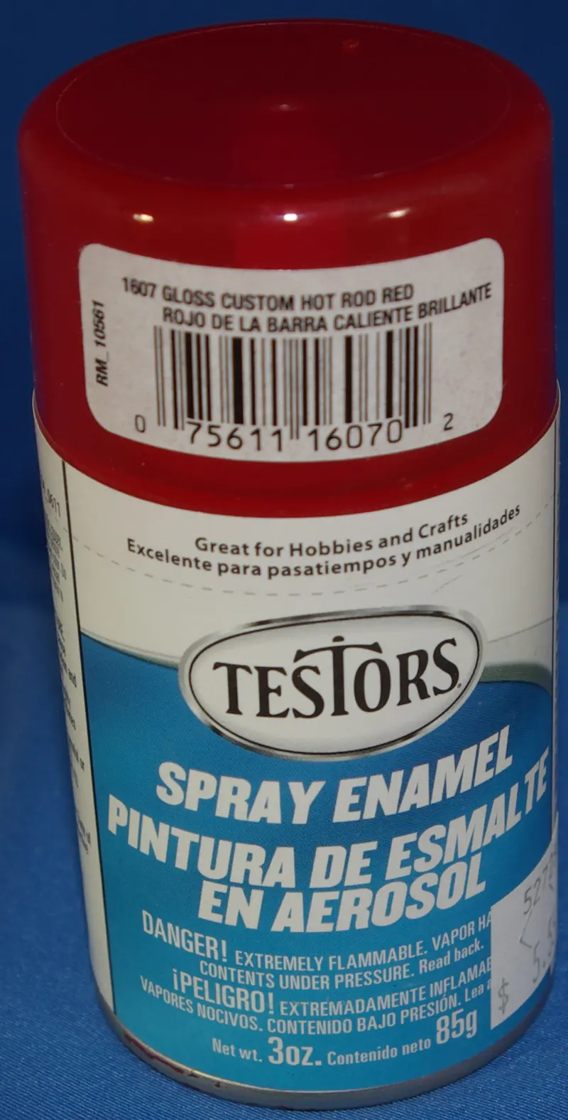 Testors 3Oz Spray Enamel Gloss Hot Rod Red 1