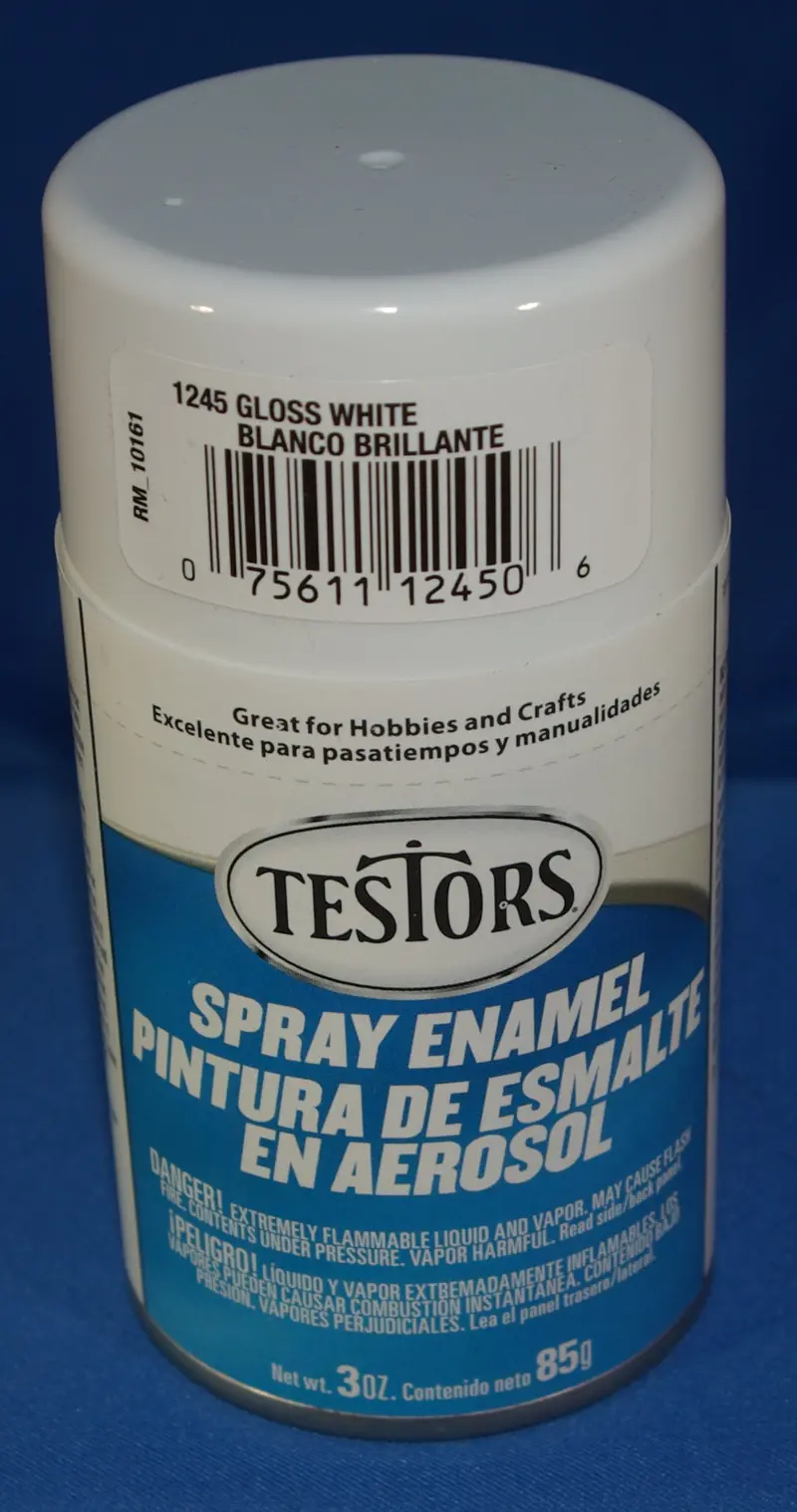 Testors 3Oz Spray Enamel Gloss White 1