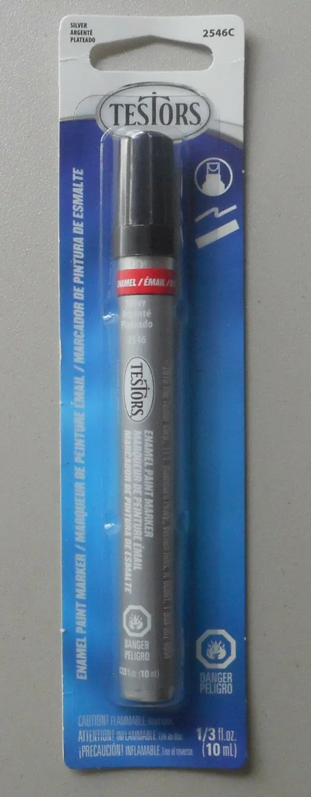 Testors Paint Marker Silver 1