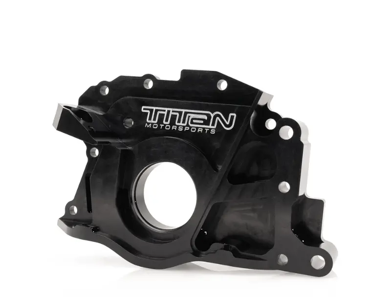 Titan Motorsports Billet Front Cover Für Trockensumpf - Schwarz Passend Für 2Jz-Gte 1
