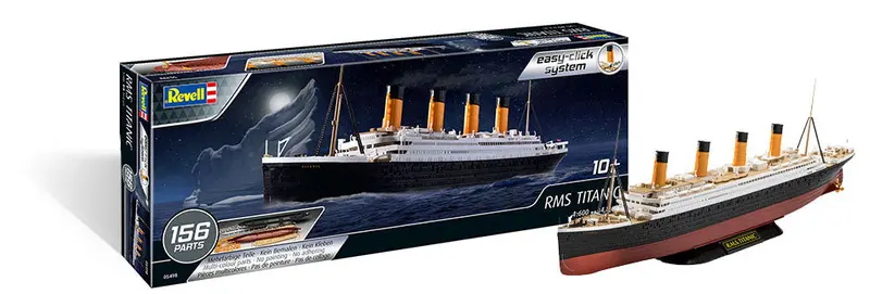 Titanic 1/600 Scale Easy Click Model Kit 1