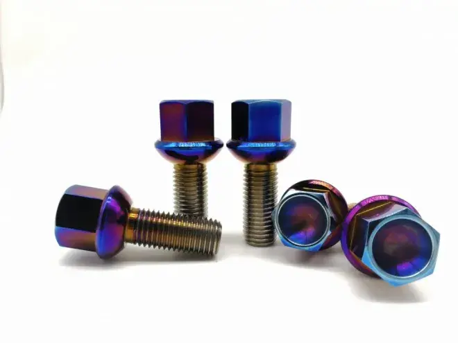 Titanium Ball-Seat Wheel Bolts – M14×1.5