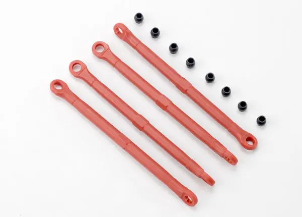 Toe Link Front & Rear Molded Red 1
