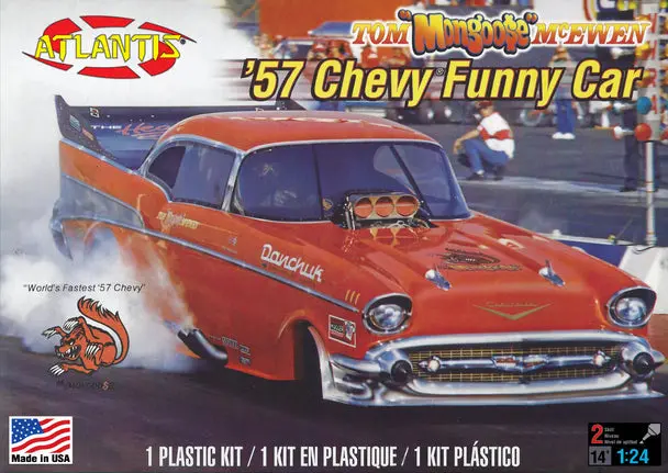 Tom Mongoose Mcewen 1957 Chevy Funny Car -1/24 Scale 1