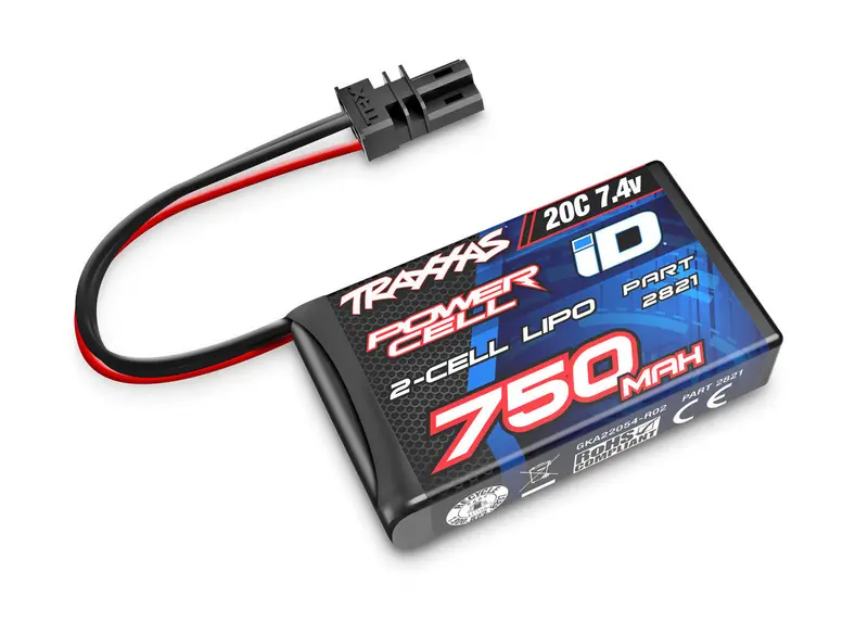 Traxxas 2 Cell 750 Mah Lipo Battery 1