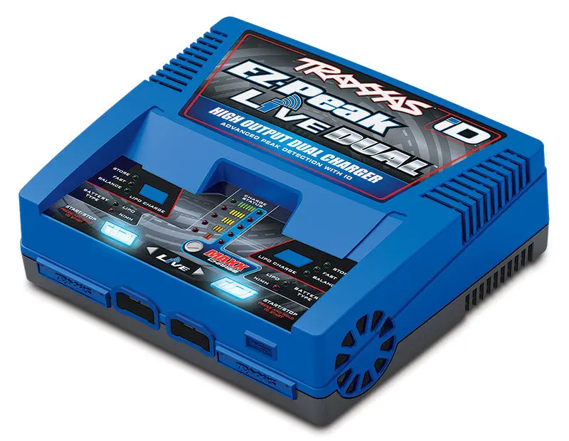 Traxxas Ez Peak Live Dual Charger 26 Amp Nimh/ Lipo High Output Dual Charger 1