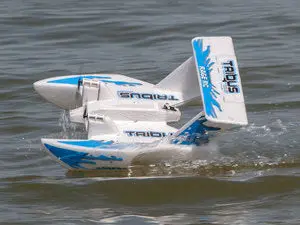 Tribus 250 Electric Powered Rtf Amphibious Aircraft; Blue 1