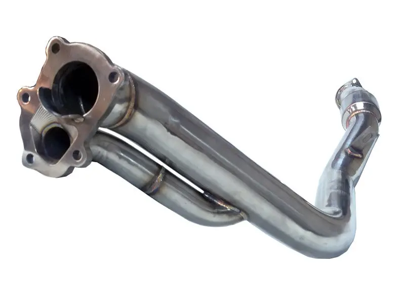Tsudo 08-14 Wrx / 08-19 Sti Hi-Flow Cat Double Chamber 3In Downpipe 1