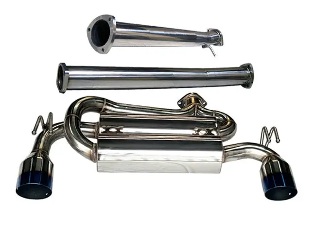 Tsudo 08-16 Lancer Evox 3" Se Performance Burnt Tip Catback Exhaust 1