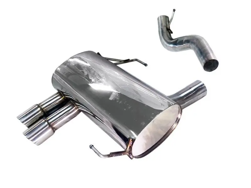 Tsudo Axle-Back Exhaust For 07-11 Bmw E90/E92 328I/328Ix Rolled Tips 1