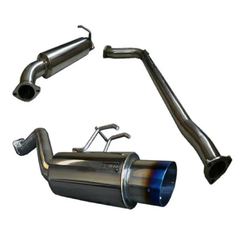 Tsudo Burnt Tip Angled Catback Exhaust Honda Civic Si 2012-2016 K24 2Dr 1