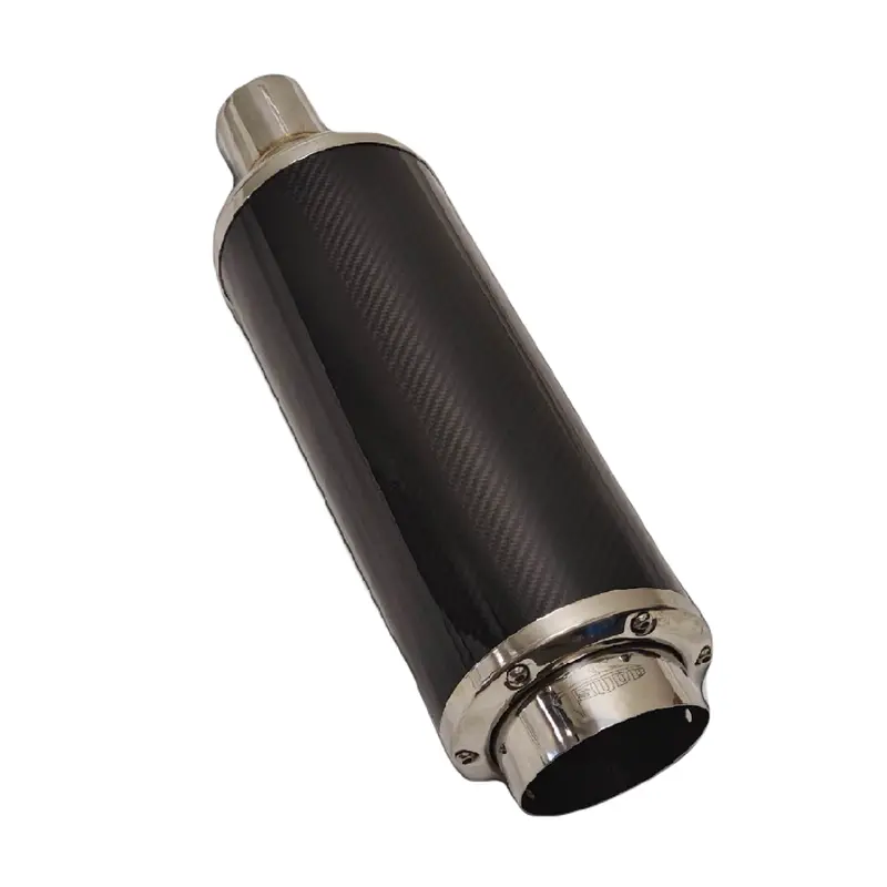 Tsudo Carbon Fiber Universal Muffler Exhaust 1