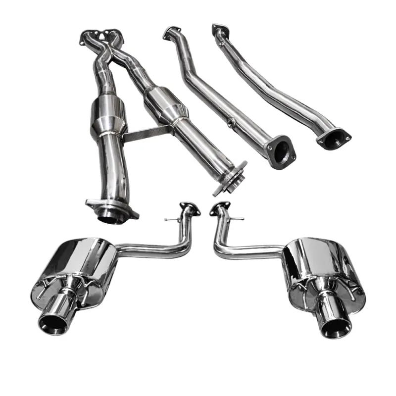 Tsudo Dual Tip Cat-Back Exhaust For 2014-2018 Lexus Is250/Is350 Rwd 1