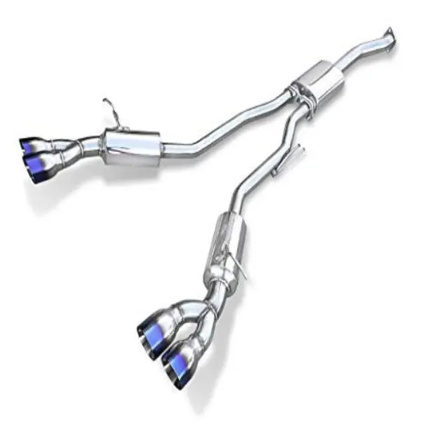 Tsudo Genesis 2010-2018 Coupe 2.0T 3In Catback Exhaust Burnt Tips 1