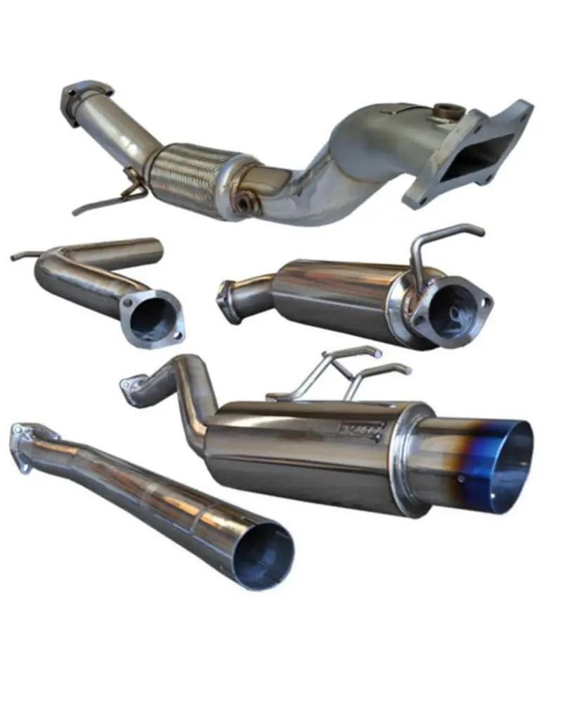 Tsudo Header Downpipe Burnt Tip Catback Exhaust Civic Si 4Dr 2012-2015 1