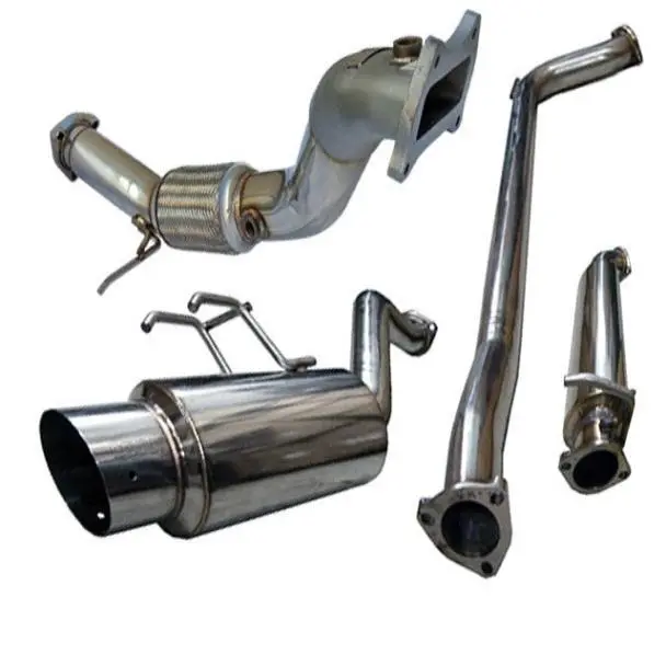 Tsudo Race Header Downpipe K24 Catback Exhaust Civic Si 4Dr 2012-2015 1