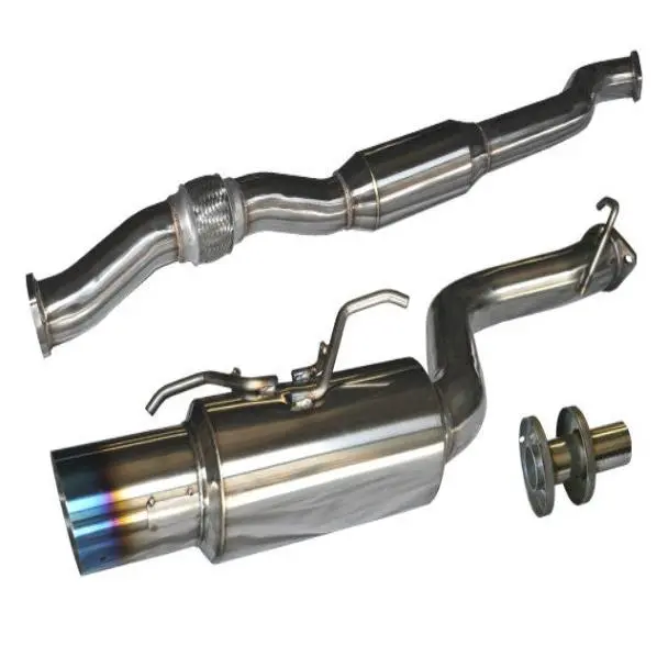 Tsudo S2 Burnt Tip Catback Exhaust Impreza 2.5I 5Dr/ Wrx Sti 2008-2014 1