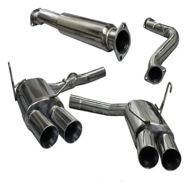Tsudo Subaru Wrx Sti 2012-21 Quad Tips 3" Catback Exhaust 4Dr 1