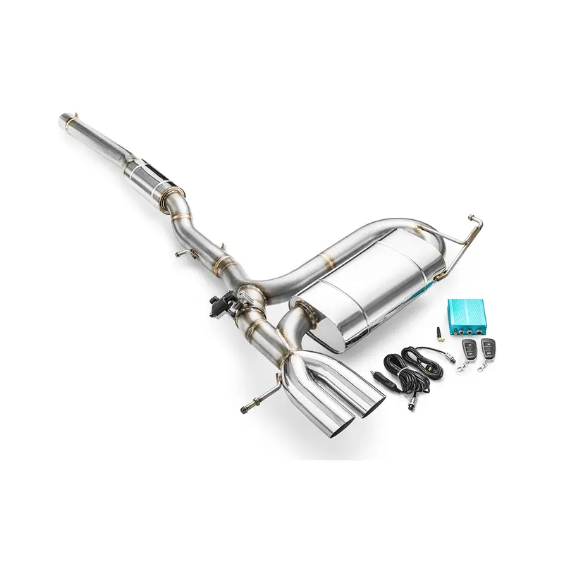 Turbologic Catback – Innere Schalldämpfer + Endschalldämpfer Passend Für Audi Tt 8N 1.8T 1