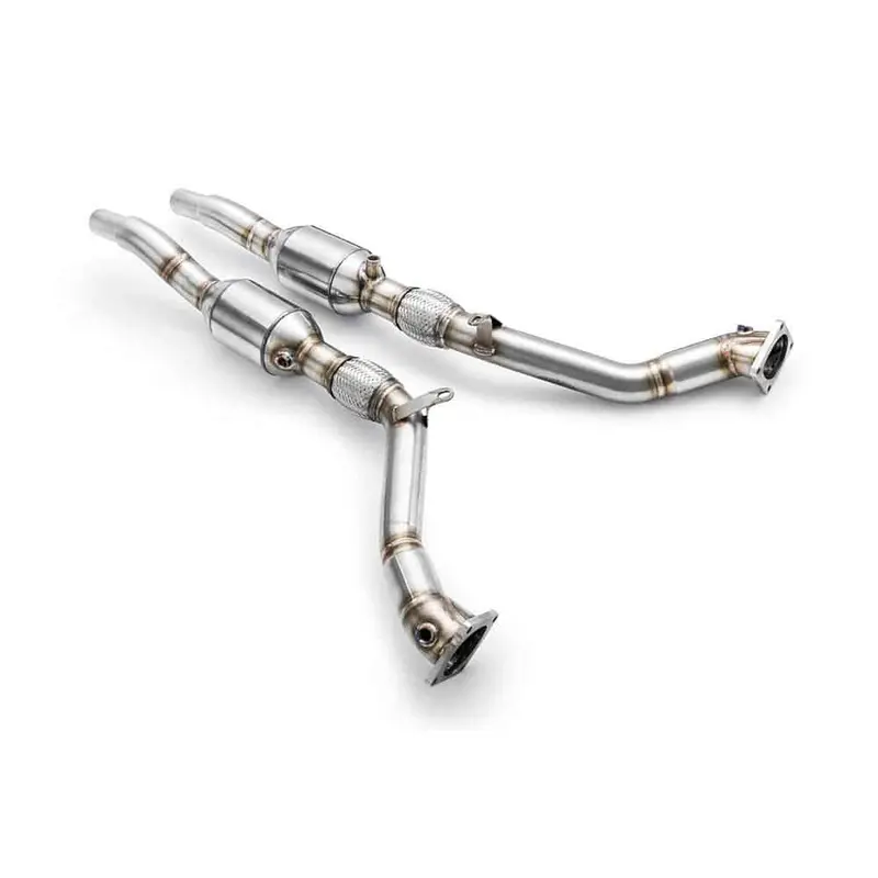 Turbologic Downpipe Passend Für Audi S4, Rs4 B5, S6 2.7 Biturbo + Katalysator 1