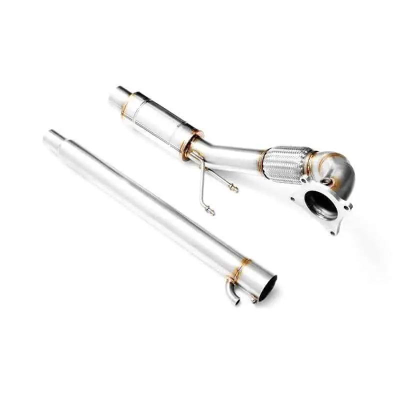 Turbologic Downpipe Passend Für Audi Tt 8J 2.0 Tfsi + Endschalldämpfer 1