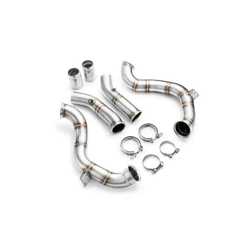 Turbologic Downpipe Passend Für Mercedes-Benz W205 C63 Amg 4.0I V8 Bi-Turbo 1