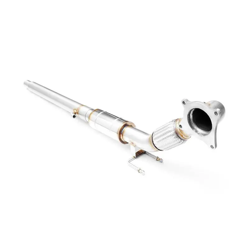 Turbologic Downpipe Passend Für Volkswagen Scirocco, Scirocco R Mk3 2.0 Tsi + Schalldämpfer 1