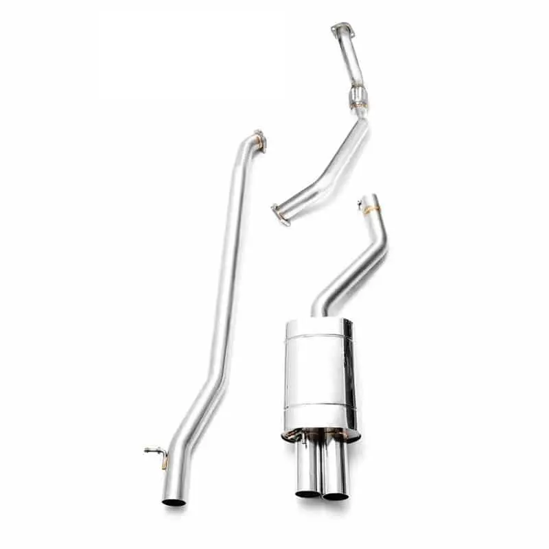 Turbologic Komplette Auspuffanlage Passend Für Bmw E46 318D, 320D 2