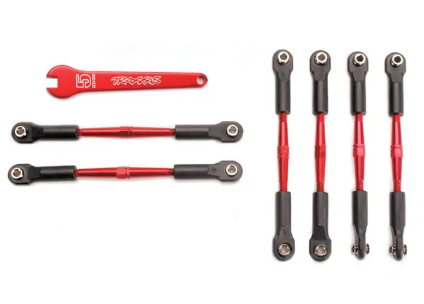 Turnbuckles Aluminum Red Camber Link 58Mm 1