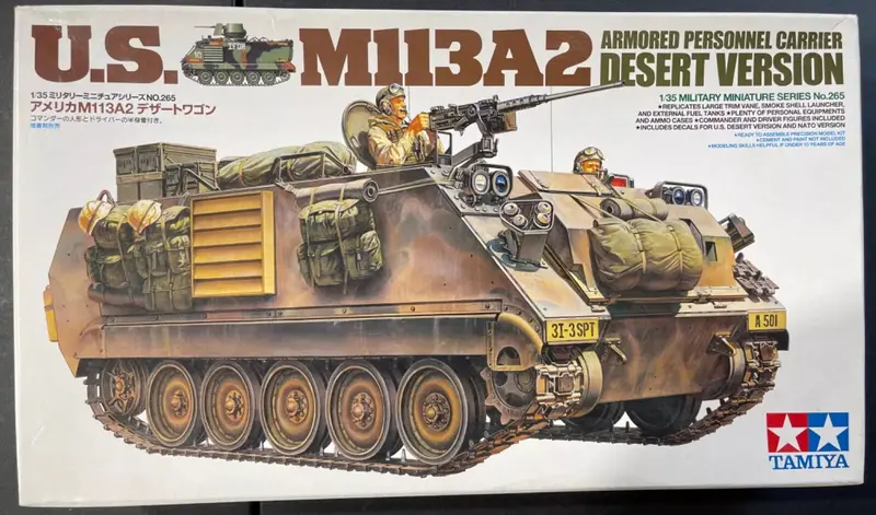 U.S. M113a2 Armored Personnel Carrier Desert Version 1/35 Scale 1