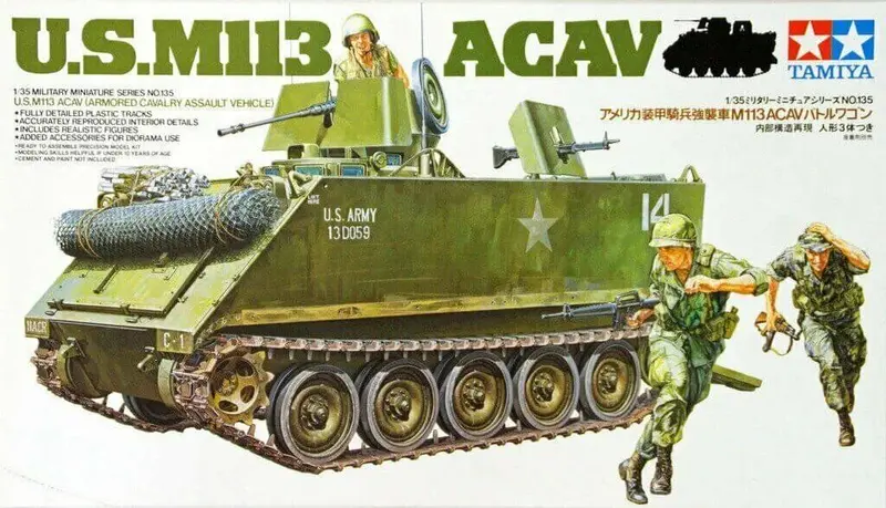 Us M113 Acav 1/35 Military Min. 1