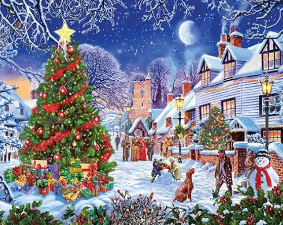 Village Christmas Tree 1000Pc Puzzle 1